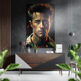 Fight Club Brushed Aluminum Dibond Wall Art.
